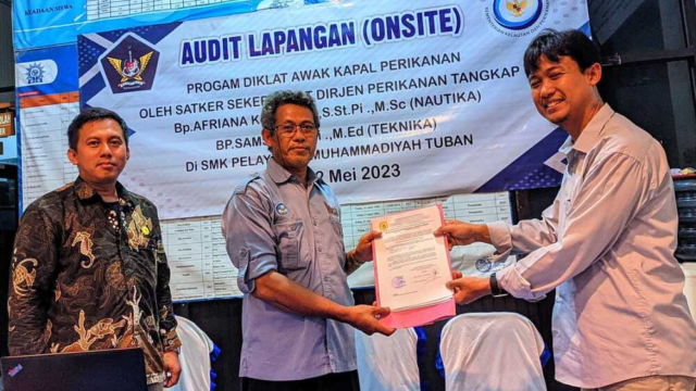 Resmi, SMK Pelayaran Muhammadiyah Tuban Penyelenggara Ujian Ahli Nautika 